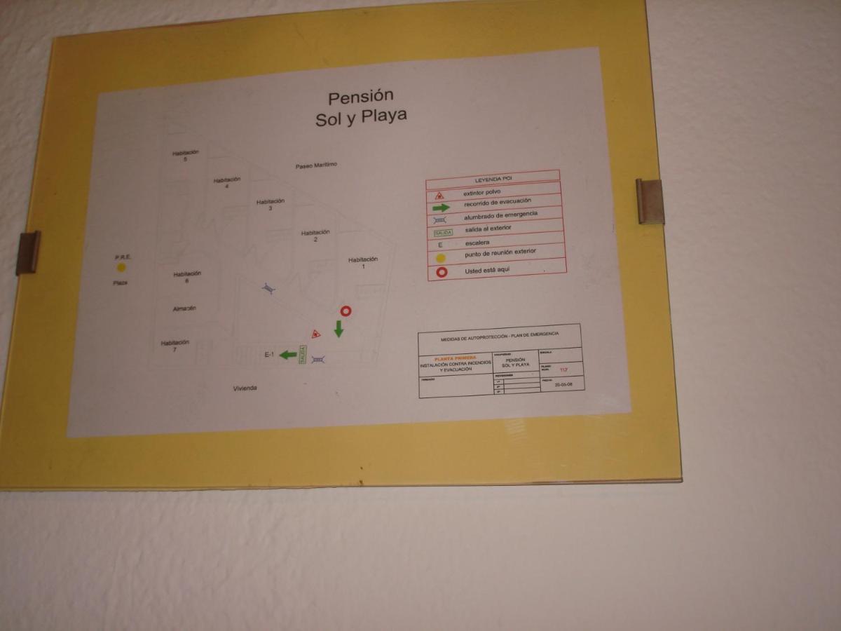 Pension Sol Y Playa Carboneras Eksteriør bilde