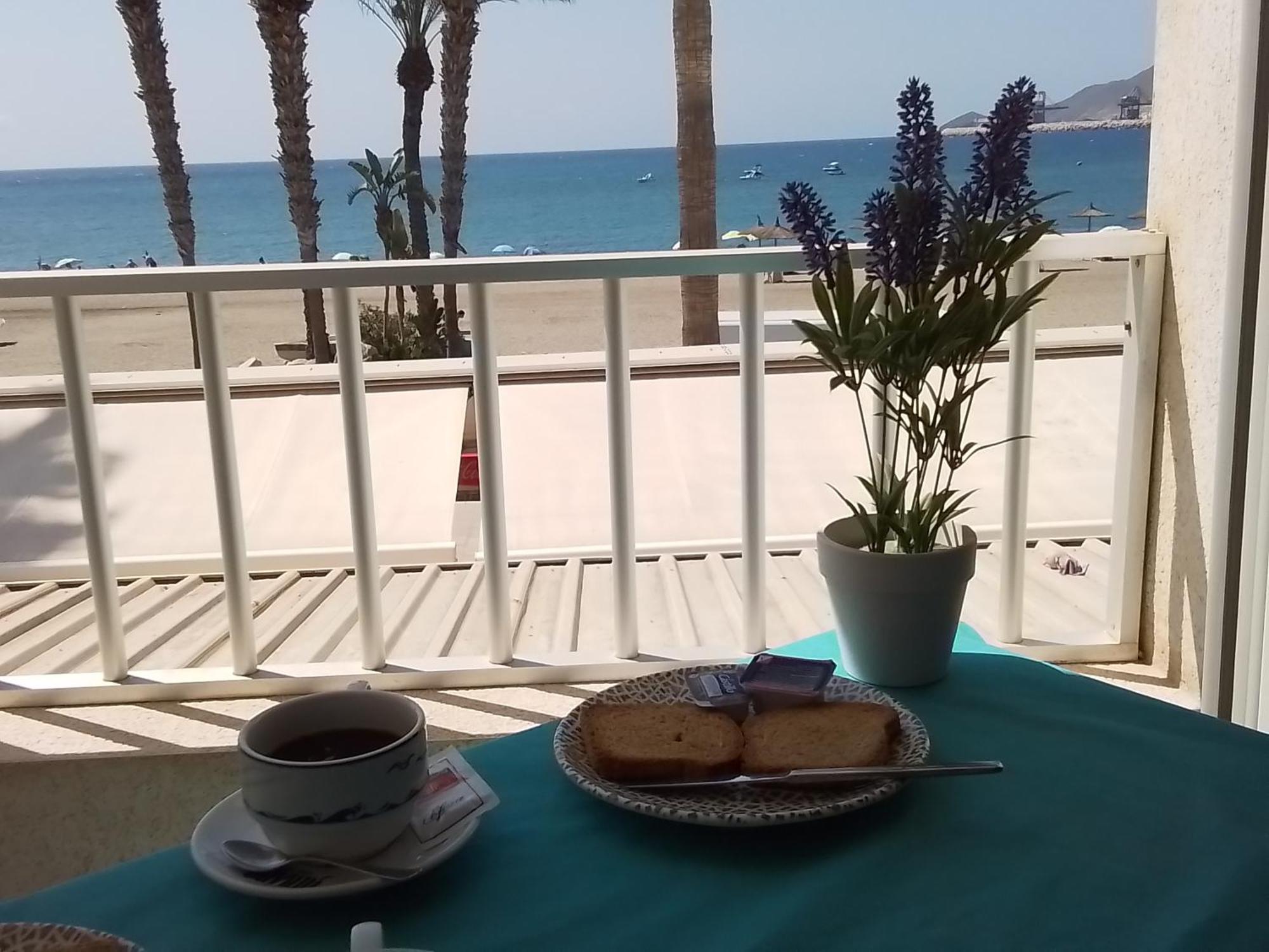 Pension Sol Y Playa Carboneras Eksteriør bilde